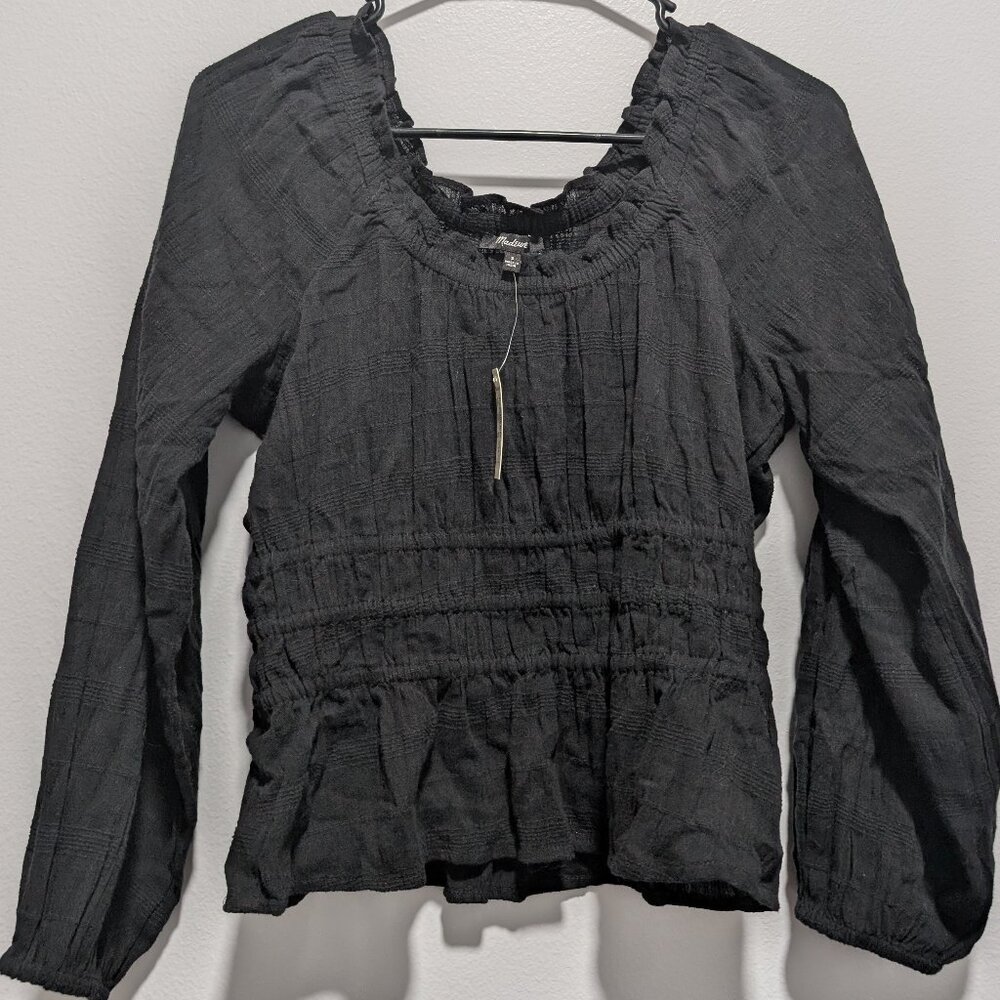 NWT Made well Poet Sleeve Lightweight Blouse